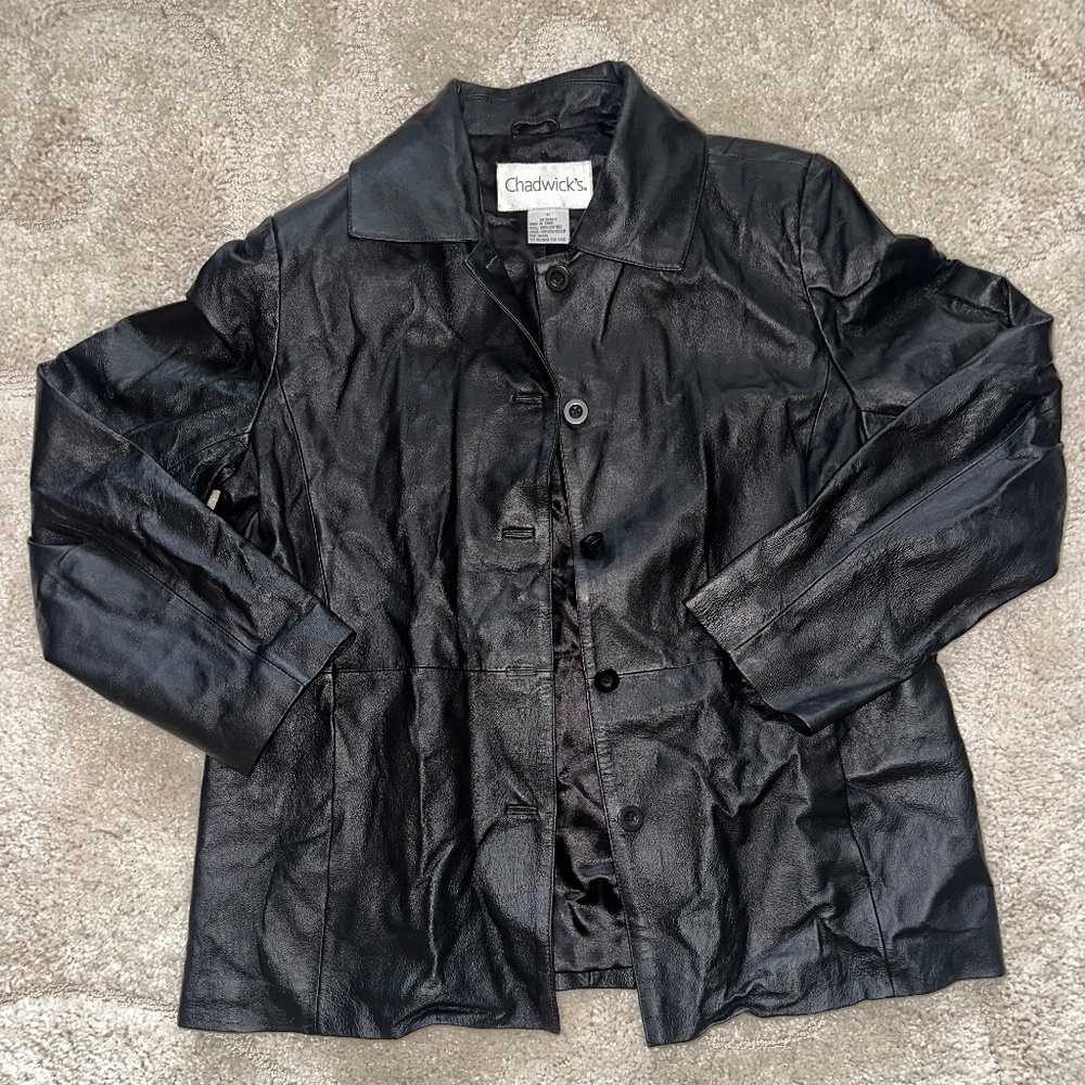 Vintage 100% Chadwick’s leather jacket